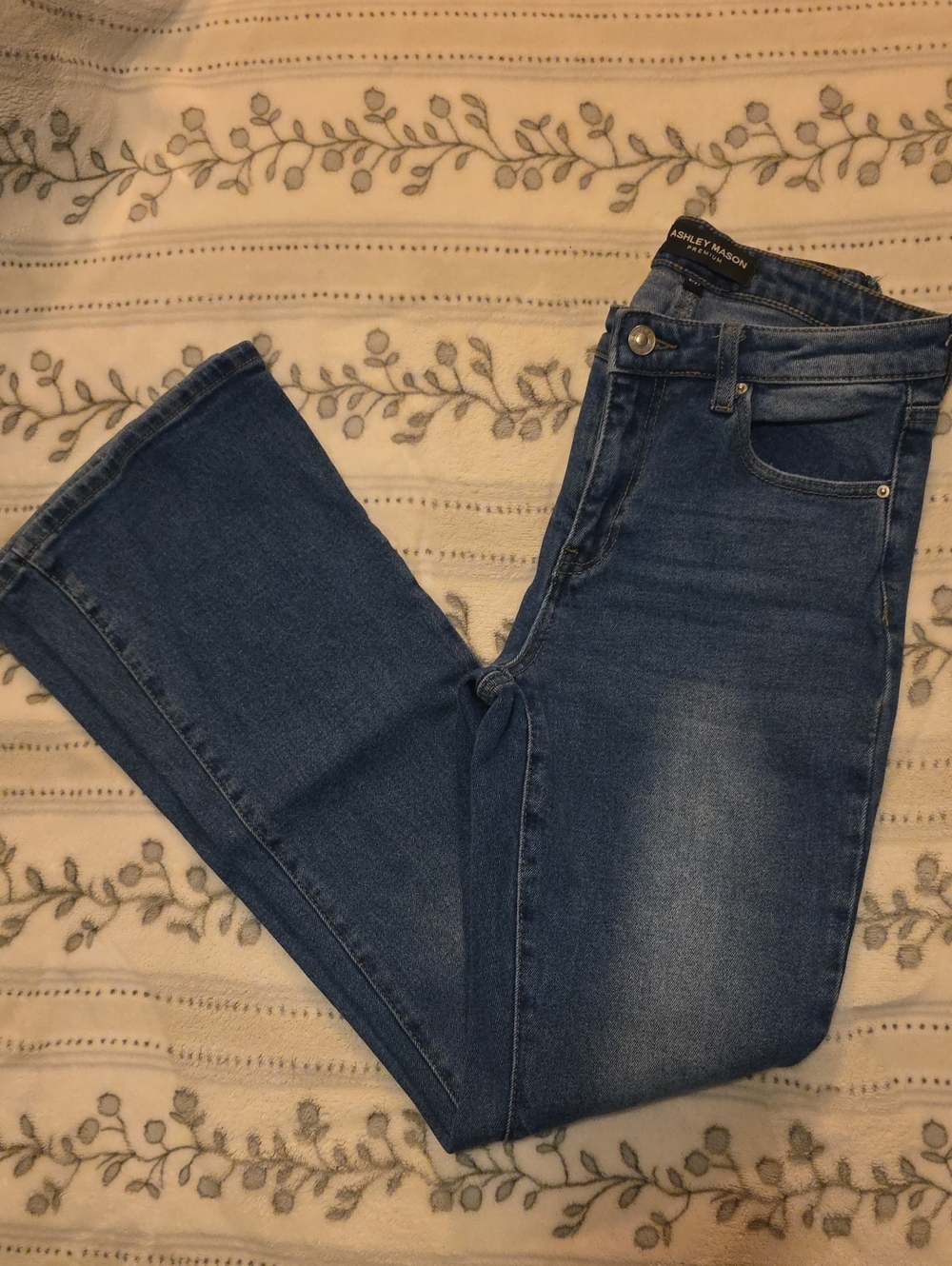 Ashley Mason Blue Flare Jeans